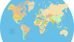 world map
